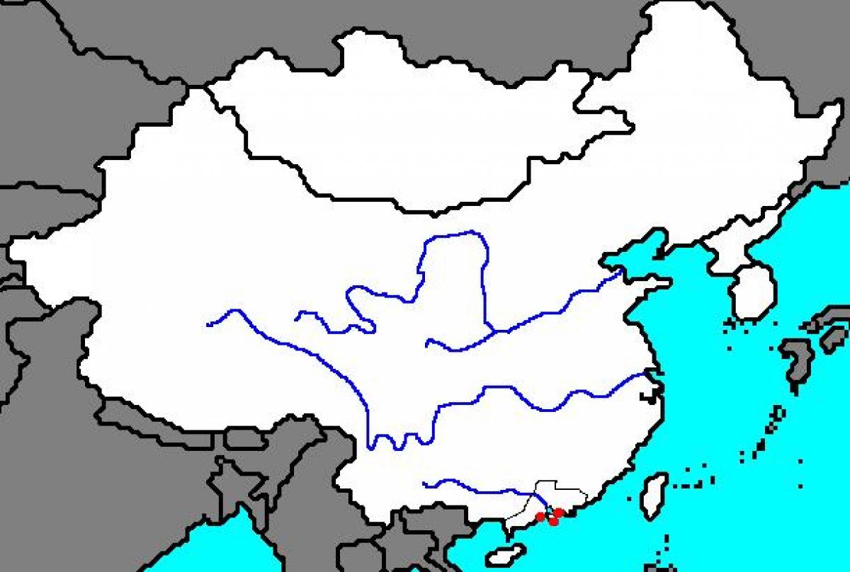 üres térkép ókori Kínában