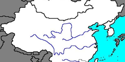 Üres térkép ókori Kínában