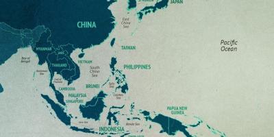 Kína dél-Kínai-tengeri térkép